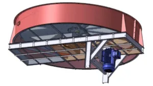 TFF-09: Belt Transmission Motor on Base Support