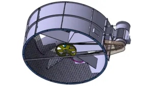 TFF-12: Belt Transmission Motor on Side Casing